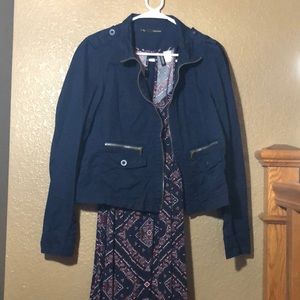 Dress (H&M) and Jacket (Maurices)